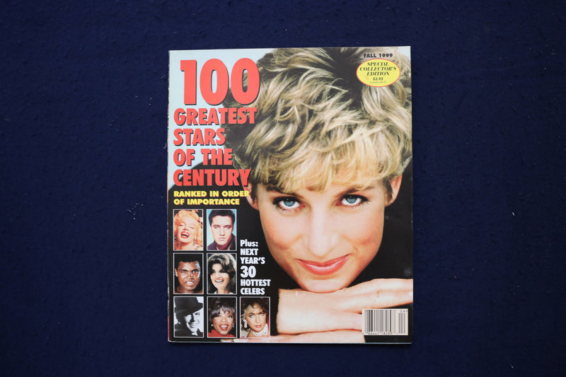 1999 FALL 100 GREATEST STARS MAGAZINE - PRINCESS DIANA COVER - E 18914