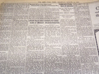 1927 AUGUST 11 NEW YORK TIMES - SACCO & VANZETTI REPRIEVED AT LAST HOUR- NT 9559