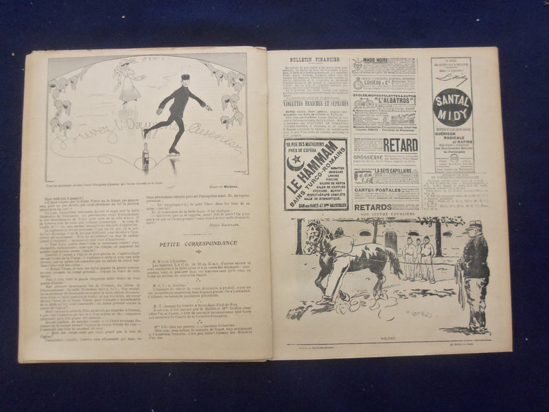 1908 FEB 22 LE SOURIRE MAGAZINE - ILLUSTRATED COMEDY - FRENCH TEXT - SP 4867H