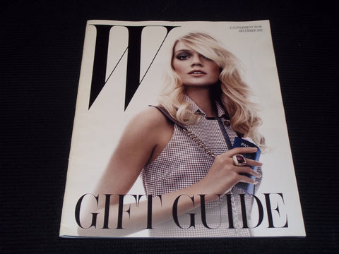 2012 DECEMBER W SUPPLEMENT MAGAZINE - GIFT GUIDE FRONT COVER - E 13314