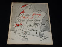 1965 DECEMBER 24 GOLF WORLD MAGAZINE - MERRY CHRISTMAS FRONT COVER - E 7361