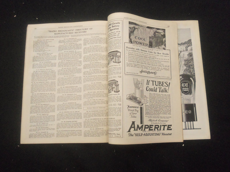 1928 JANUARY RADIO BROADCAST MAGAZINE - NICE COVER, ARTICLES & PHOTOS - B 434L