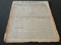 1940 JUNE 20 NEW YORK TIMES - FRANCE REJECTING HARSH TERMS - NT 5549