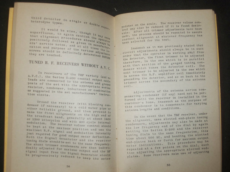 1940 SERVICING BY SIGNAL SUBSTITUTION - PRECISION APPARATUS COMPANY - J 6373