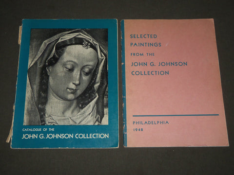 1941-1948 JOHN G. JOHNSON COLLECTION CATALOGS LOT OF 2 - NICE PRINTS - KD 4955