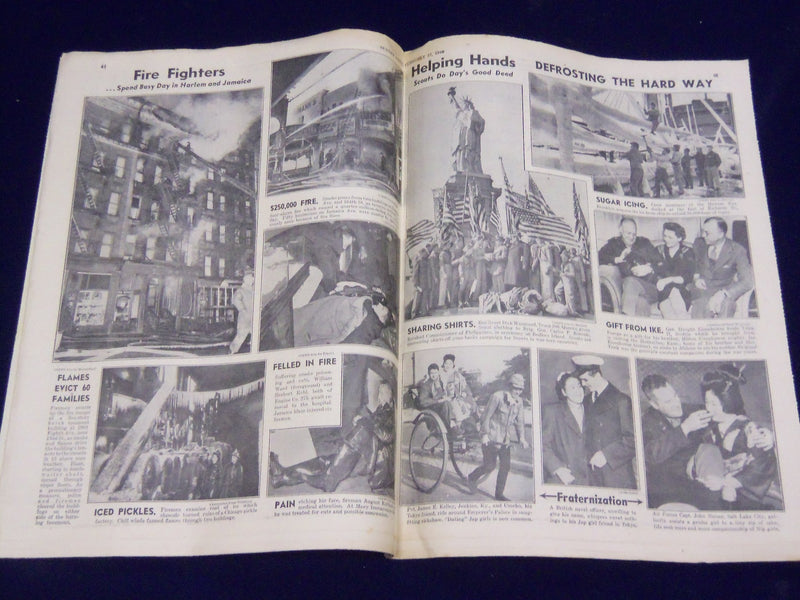 1946 FEBRUARY 17 NEW YORK DAILY NEWS - STEEL FIRMS SIGN PEACE PACTS - NP 1976