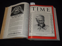 1937 JAN-MAR TIME MAGAZINE BOUND VOLUME - GREAT COVERS - NICE ADS - KD 3806N
