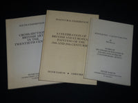 1985-1993 PETER NAHUM ART EXHIBITION CATALOGUES LOT OF 3 - O 1400