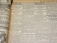 1920 AUGUST 31 NEW YORK TIMES - CHAOSIN BROOKLYN B.R.T. STRIKE - NT 8562