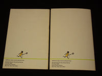 1973 MR. PEANUTS GUIDE TO TENNIS LOT OF 2 - SOFTCOVER - J 8087