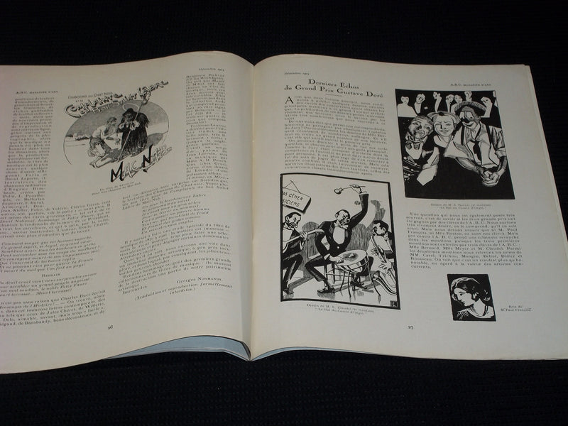 1925 DECEMBER A.B.C. MAGAZINE D'ART MAGAZINE - NICE FRENCH ART ISSUE - E 3417