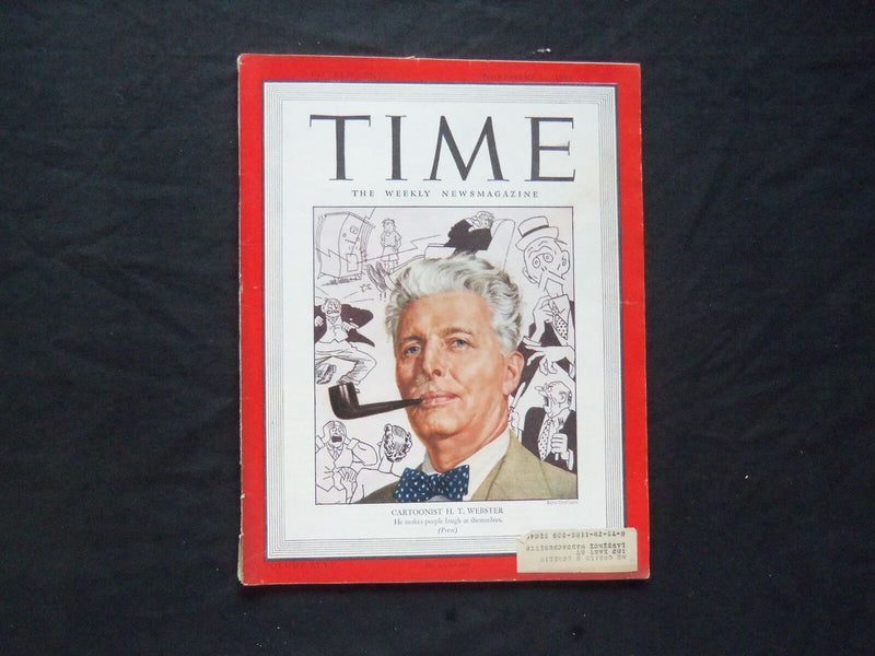 1945 NOVEMBER 26 TIME MAGAZINE - H.T. WEBSTER - T 996