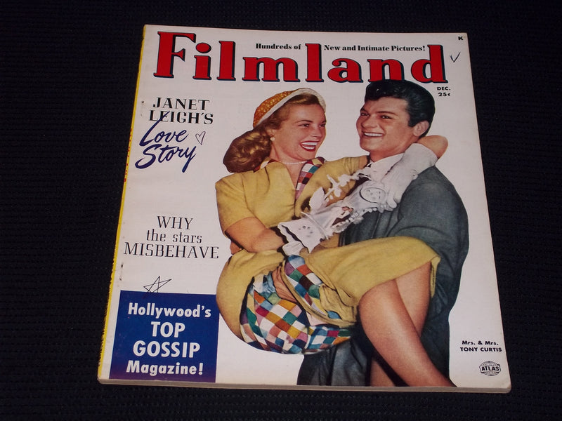 1951 DECEMBER FILMLAND MAGAZINE - TONY CURTIS & JANET LEIGH COVER - E 14145