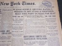 1920 JUNE 26 NEW YORK TIMES - M'ADOO BOOM IS GROWING RAPIDLY - NT 6799