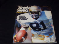 1987 STREET & SMITH'S FOOTBALL MAGAZINE - TIM BROWN FRONT COVER - E 3614