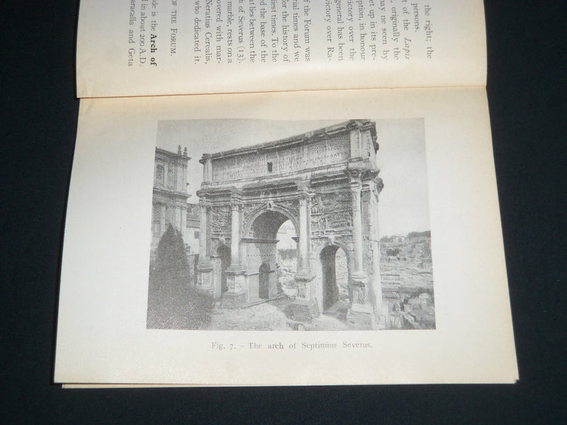 1952 THE ROMAN FORUM AND THE PALATINE BOOK BY GIUSEPPE LUGLI - J 4150