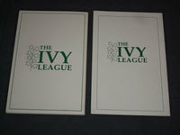 1989-1991 IVY LEAGUE DIRECTOR & RECORD BOOK - LOT OF 2 - J 3776