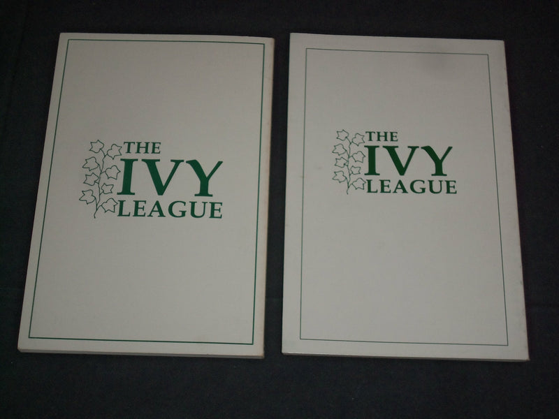 1989-1991 IVY LEAGUE DIRECTOR & RECORD BOOK - LOT OF 2 - J 3776