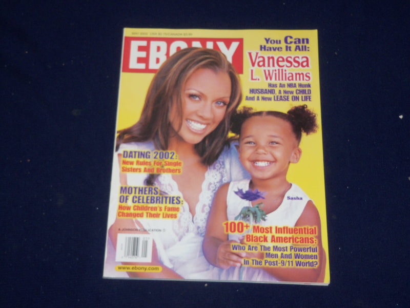 2002 MAY EBONY MAGAZINE - VANESSA WILLIAMS COVER - SP 9539