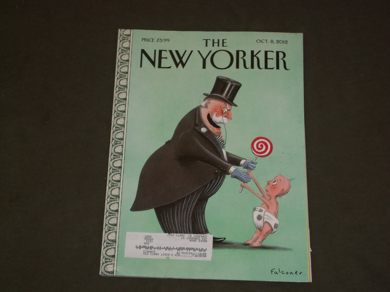 2012 OCTOBER 8 THE NEW YORKER MAGAZINE - ILLUSTRATED COVER - NY 2233