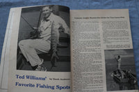 1956 AUGUST FISHING MAGAZINE - TED WILLIAMS ARTICLE & PHOTO - ST 1001I