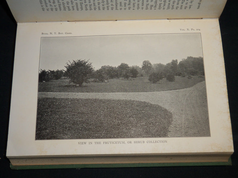 1901-1921 NEW YORK BOTANICAL GARDEN BULLETIN BOUND VOLUME LOT OF 9 - KD 5K