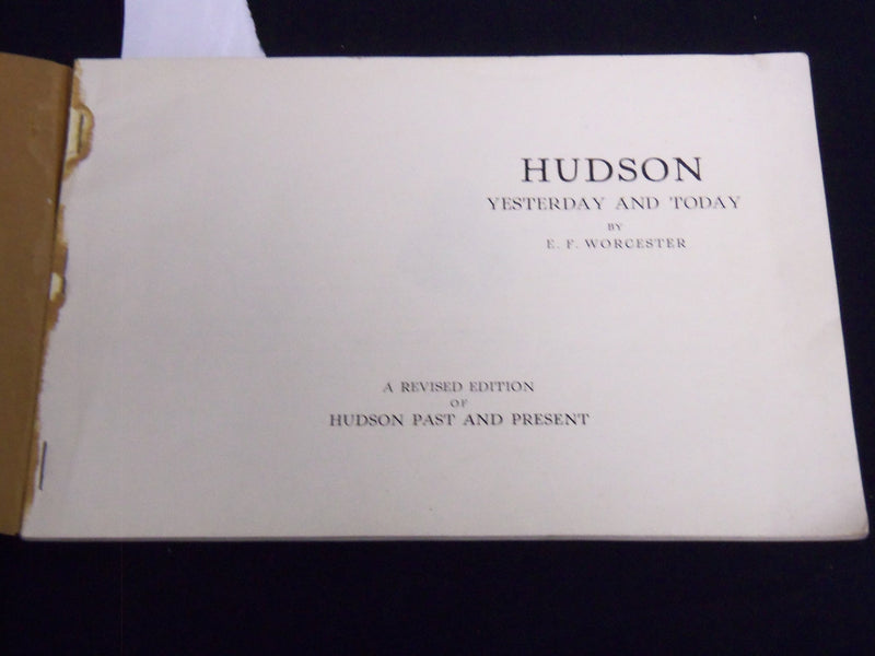1914 HUDSON YESTERDAY AND TODAY BOOK BY E. F. WORCESTER - REVISED EDN - J 8808