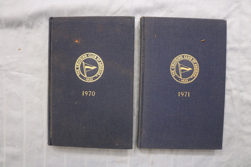 1958-1973 THE CRUISING CLUB OF AMERICA-HARDCOVER BOUND VOLUMES -LOT OF 12- KD 6Q