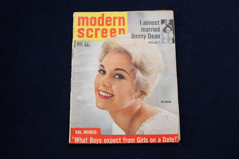 1957 MARCH MODERN SCREEN MAGAZINE - KIM NOVAK COVER - E 12766