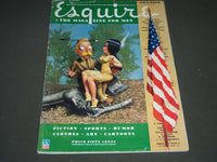 1942 NOVEMBER ESQUIRE MAGAZINE - VARGAS ILLUSTRATION - COVER AND ADS - ST 5076