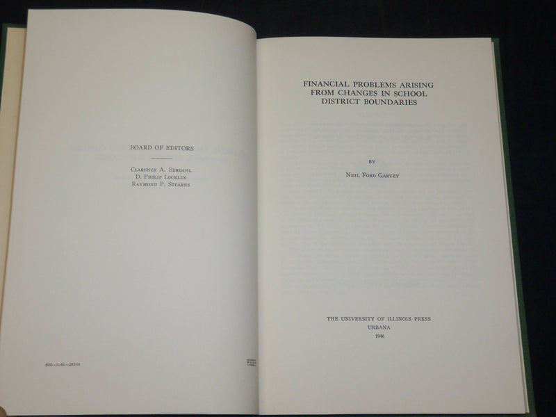 1937-1946 ILLINOIS STUDIES IN THE SOCIAL SCIENCES VOLUME LOT OF 4 - KD 1945G