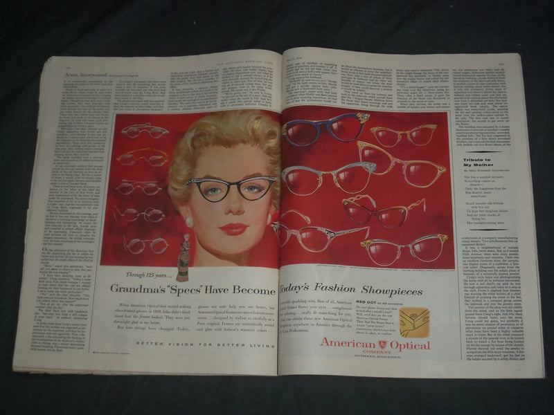 1958 MAY 10 THE SATURDAY EVENING POST MAGAZINE - ILLUSTRATED COVER - SP 2481F