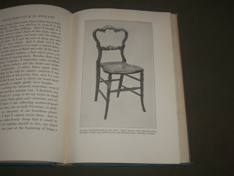 1926 COLLECTOR'S LUCK IN ENGLAND BOOK BY ALICE VAN LEER CARRICK - KD 4642