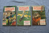 1951-1956 POPULAR MECHANICS MAGAZINE - LOT OF 16 - O 3338