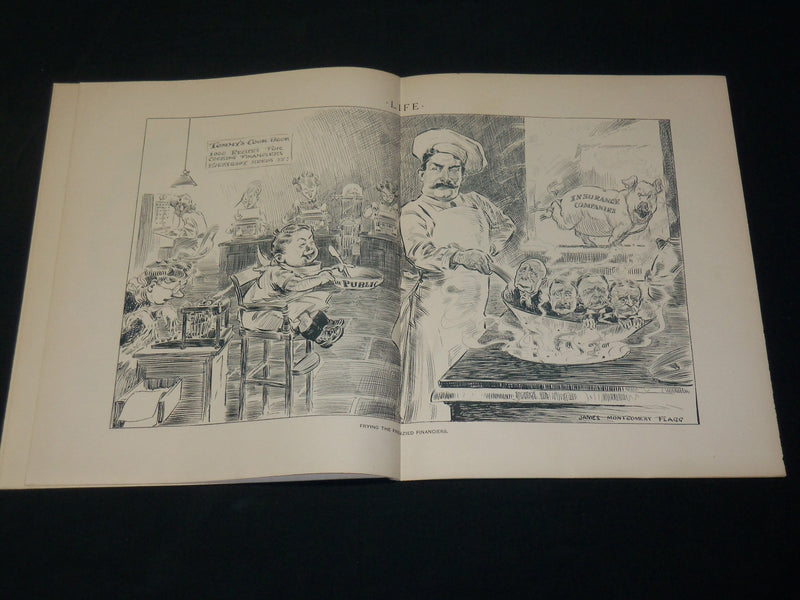 1905 JANUARY 12 LIFE MAGAZINE - REMINGTON - JAMES M. FLAGG ILLUS. - B 4589W
