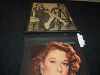 1950'S HOLLYWOOD MOVIE STARS SCRAPBOOK - MONROE - DARNELL - BAXTER - 37A