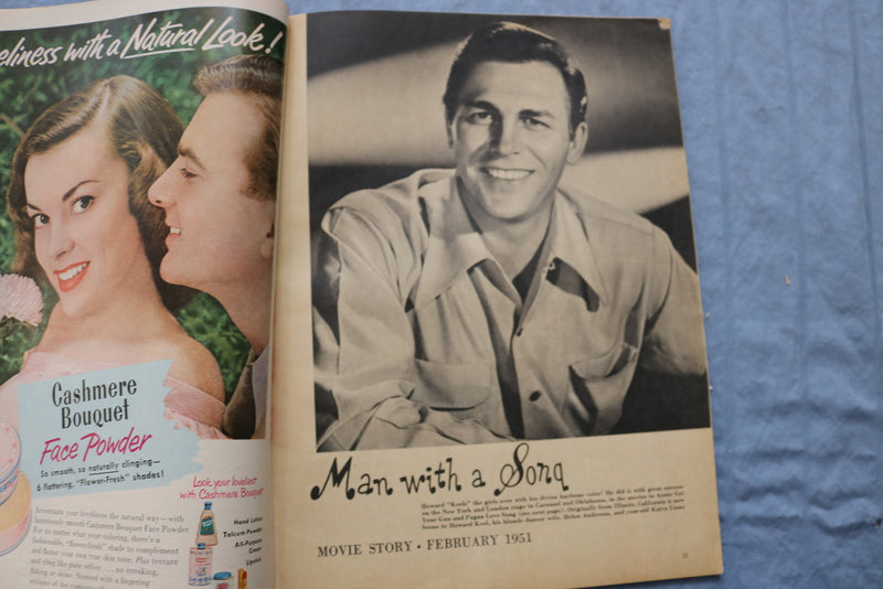 1951 FEBRUARY MOVIE STORY MAGAZINE - ESTHER WILLIAMS COVER - ST 1002I