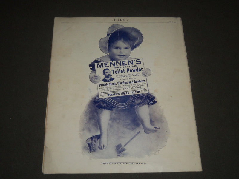 1904 JULY 21 LIFE MAGAZINE - CHARLES DANA GIBSON COVER - ST 414A