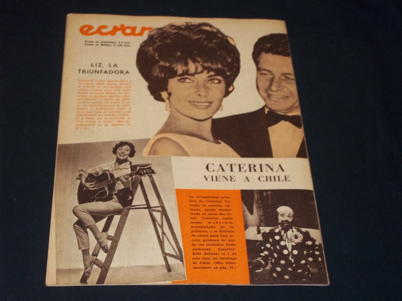1961 MAY 2 ECRAN SPANISH MAGAZINE - SHIRLEY MACLAINE COVER - E 26062