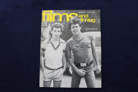 1978 SEPTEMBER FILMS AND FILMING MAGAZINE - LEMON POPSICLE COVER - E 18011