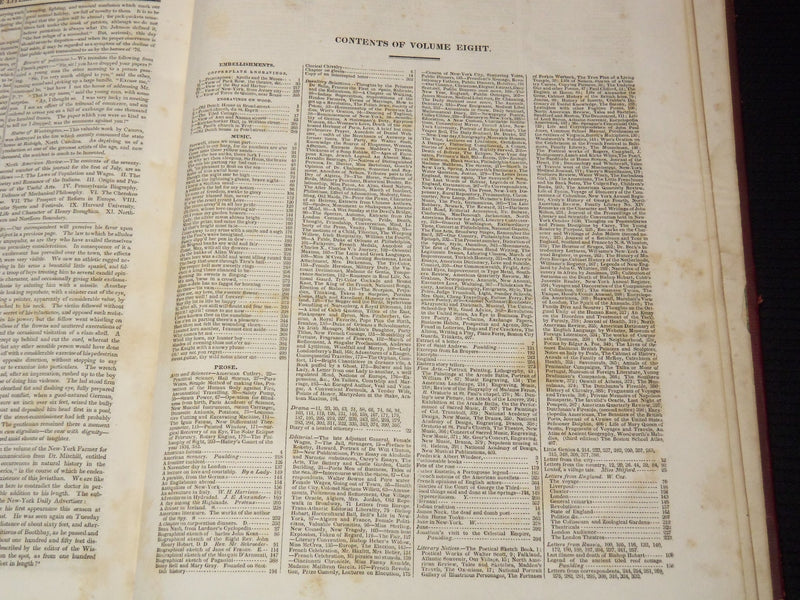 1830-1831 NEW YORK MIRROR AND LADIES GAZETTE BOUND VOLUME NO. 8 - KD 4675I