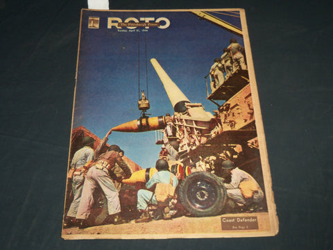 1944 APRIL 23 THE PITTSBURGH PRESS SUNDAY ROTO SECTION - COAST DEFENDER- NP 4502