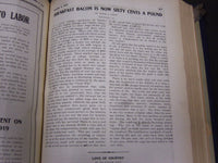 1919 JANUARY-DECEMBER JOURNAL OF EDUCATION BOUND VOLUME - COMPLETE YEAR - R 888