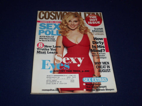 2008 AUGUST COSMOPOLITAN MAGAZINE - SCARLETT JOHANSSON - SP 3682