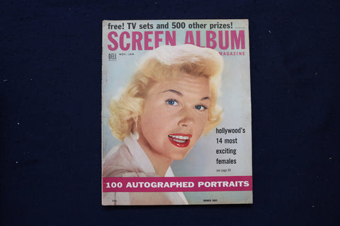 1954-1955 NOV-JAN SCREEN ALBUM MAGAZINE - DORIS DAY COVER - E 18870