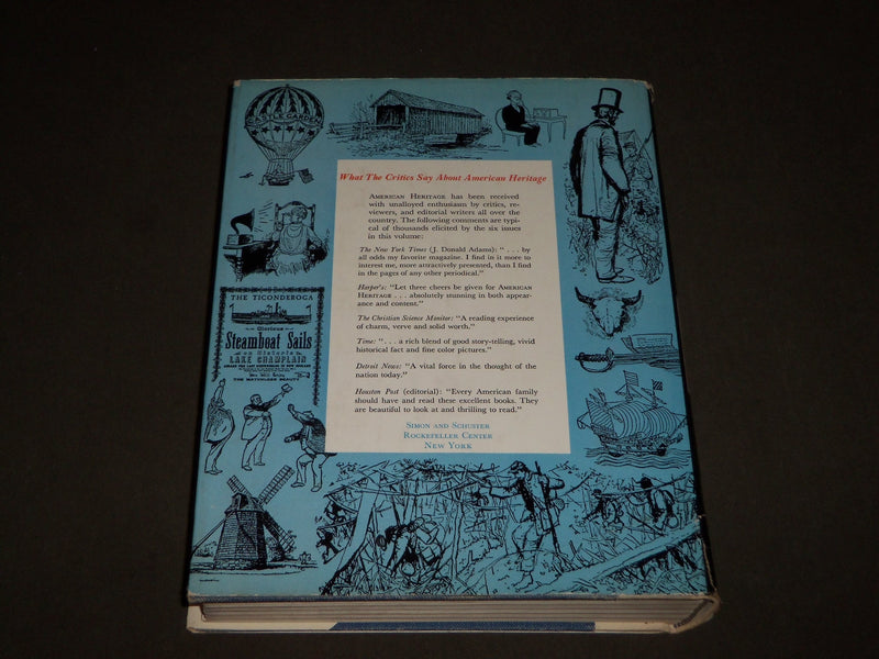 1958 THE FIRST YEAR OF AMERICAN HERITAGE BOOK - FIRST SIX ISSUES - KD 4868