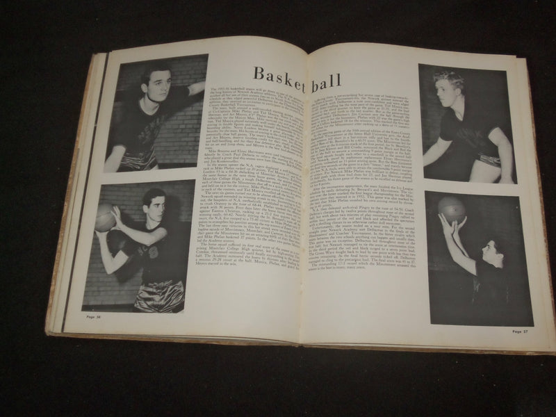 1956 POLYMNIAN NEWARK ACADEMY SCHOOL YEARBOOK - LIVINGSGTON, NJ - YB 1987