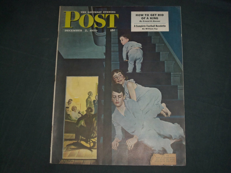 1950 DECEMBER 2 THE SATURDAY EVENING POST MAGAZINE - ILLUSTRATED COVER -SP 2478P