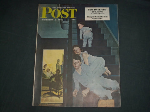 1950 DECEMBER 2 THE SATURDAY EVENING POST MAGAZINE - ILLUSTRATED COVER -SP 2478P