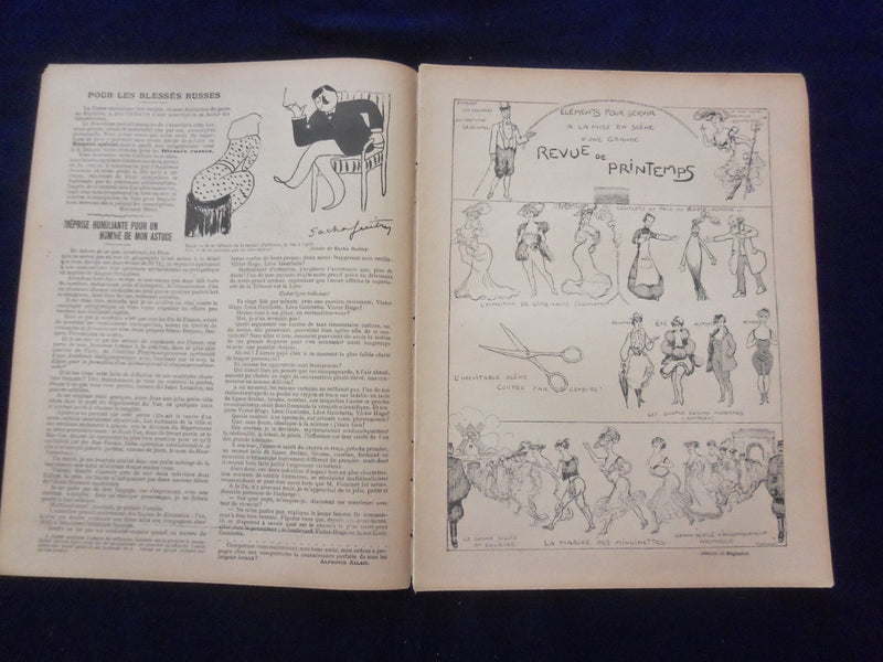 1904 MARCH 12 LE SOURIRE MAGAZINE - ILLUSTRATED COMEDY - FRENCH TEXT - SP 4866G